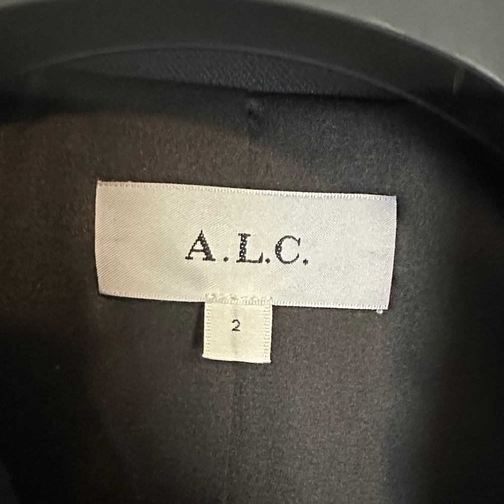 A.L.C. Callen blazer dress 2 pleated skirt black